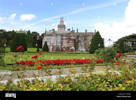 Co County Limerick Adare Manor Castle Residence Surrounded By