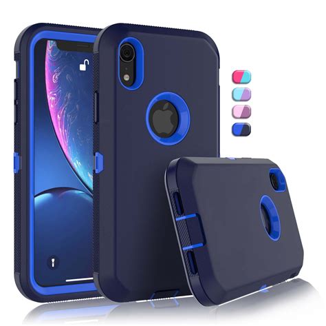 Iphone Xr Cases Sturdy Phone Case For Iphone Xr 61 Tekcoo Full Body