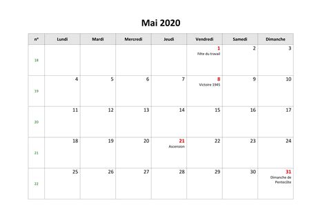 Genre et socialisation td 1. Mai 2020 Calendrier Modèles Imprimables PDF,Mot,Excel