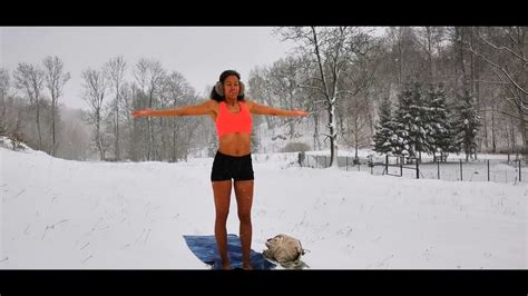 Yoga In The Snow Our Sunday Joga W Niegu Odc Youtube
