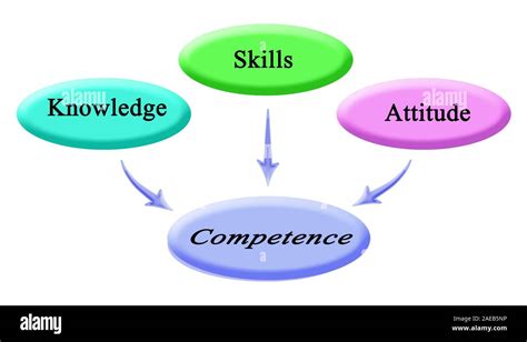 From Knowledge Skills Attitude To Competence Stock Photo Alamy