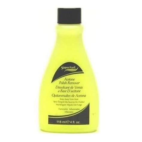 Supernail Super Nail Acetone Polish Remover Yellow 4 Oz Walmart