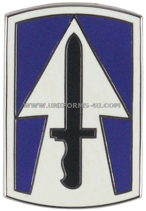 Us Army 76th Infantry Brigade Combat Team Combat Service Id Badge Csib