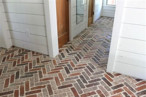 A Review Of Our Brick Flooring One Year Later Domestic Imperfection