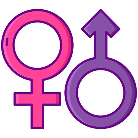 Gender Free Shapes And Symbols Icons