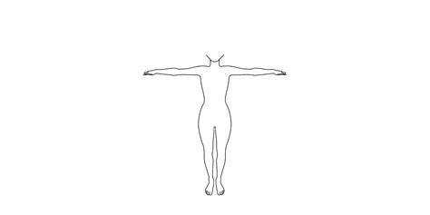 Free Clipart Girl Body Outline Clipground