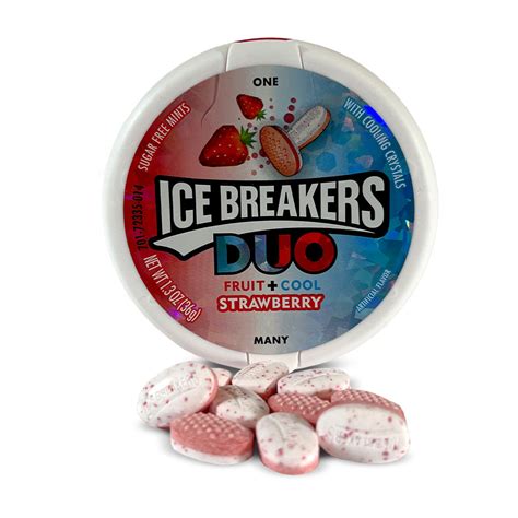 Ice Breaker Duos Strawberry 8ct Jacks Candy