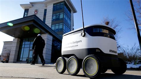 Food Delivery Robots Serve Students At Uw Madison Campus