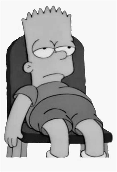 Bart Clipart Sad Bart Simpson Sad Boy Hd Png Download Transparent