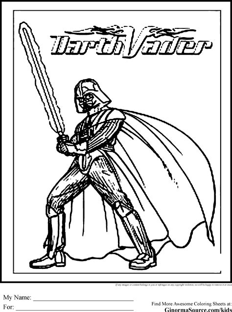 Darth Vader Coloring Pages - Coloring Home