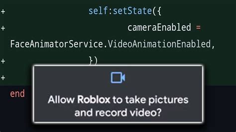 Roblox Face Cam Update Youtube