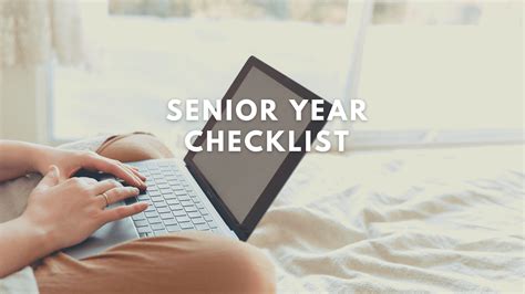 Senior Year Checklist Pearce Center For Professional Communication
