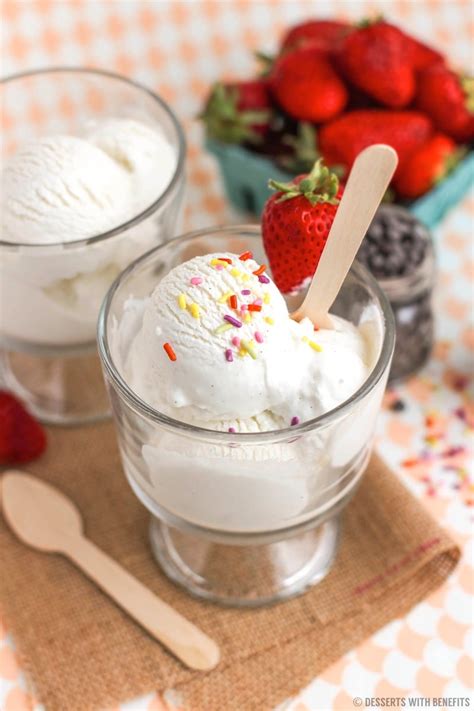 Desserts With Benefits Healthy Vanilla Bean Greek Frozen Yogurt Recipe Healthy Dessert Recipes