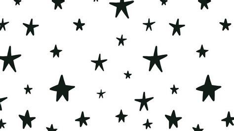 Black And White Stars Wallpaper