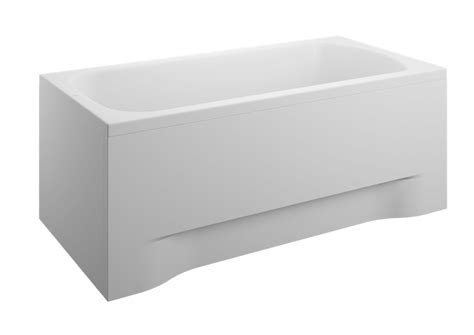 Assuming the bathtub is cuboid in shape (very unlikely, nowadays), the volume would be l*w*h = 2*.5*.5 = 0.5 metres3. Acrylic housing for rectangular bathtub - front panel 150 ...