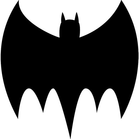 Bat Black Silhouette Vector Svg Icon Svg Repo