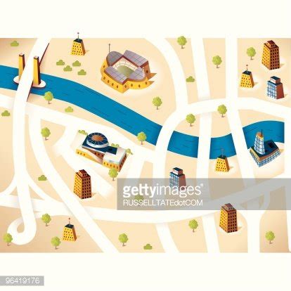 City Road Map Stock Clipart | Royalty-Free | FreeImages