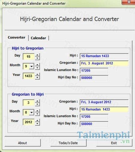 Download Hijri Gregorian Calendar And Converter 10 Công Cụ Chuyển đ