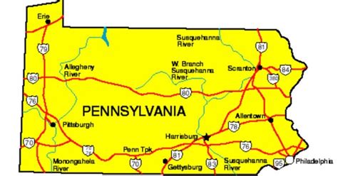 Cities Of Pennsylvania