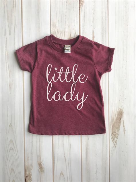 Kids Fall Shirt Toddler Girl Shirt Infant Girl Shirt Little Lady