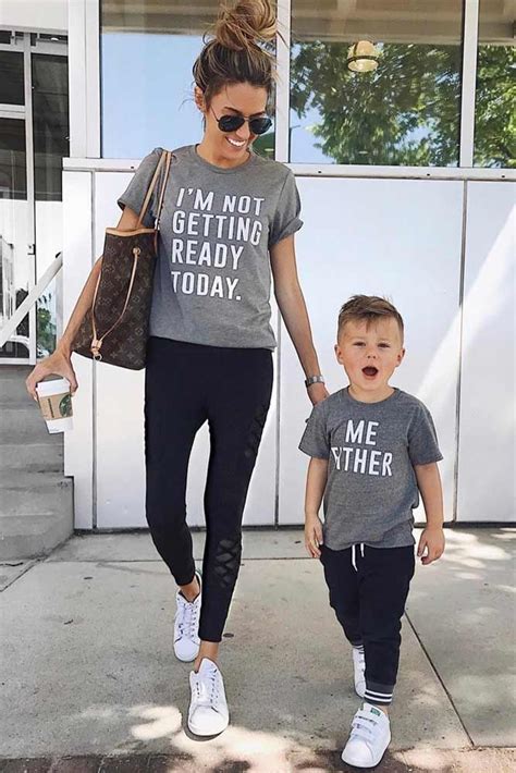 42 Cute Mommy And Me Outfits Youll Both Want To Wear Mom And Son