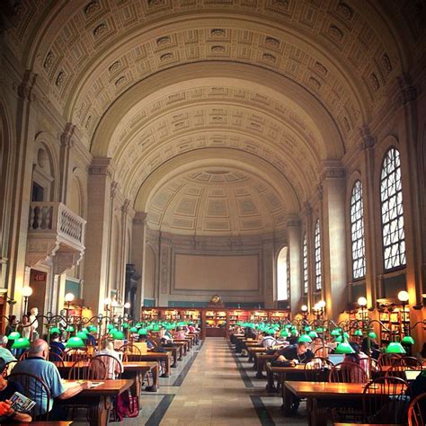 Boston Public Library Boston Public Library Reading Room Old Libraries