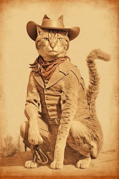Cowboy Cat War Cats Photography Animals Birds And Fish Cats