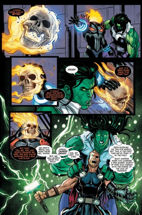 Earth's Mightiest Heroes battle Cosmic Ghost Rider in preview of