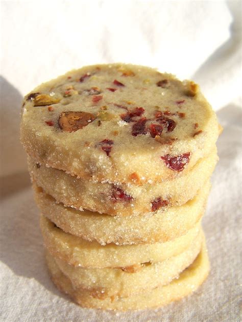 Cranberry And Pistachio Icebox Cookie Cookies Recipes Christmas