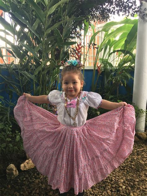 camisola típica panameña niña empollerada traje tipico panameño vestidos estilizados