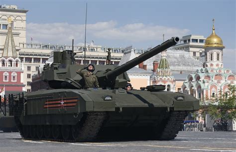 Environmental and workplace health : New Russian Armata tanks can withstand attacks from ...