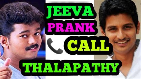 Egg prank on wife * chocolate egg prank * funny couple prank tamil | ammu & vembu. Tamil Actor Jeeva prank call to actor vijay - YouTube