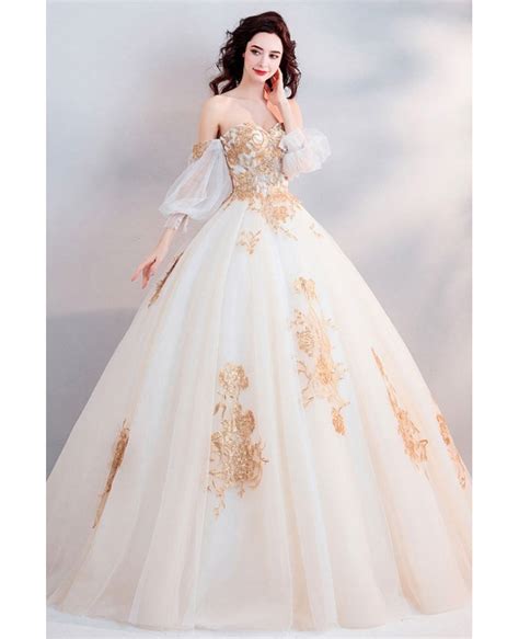 #white and gold dress #blue and black dress #the dress #dress #bill nye #bill nye the science guy #sabrina tries to be funny #random #text posts #sabrina talks #world war dress. Classic Gold With White Ball Gown Princess Wedding Dress ...