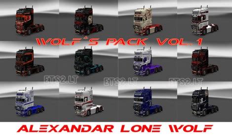 10 march, 2015 (6 years ago) 31.12 mb. Alexandar Lone Wolf | ETS2 mods - Part 5