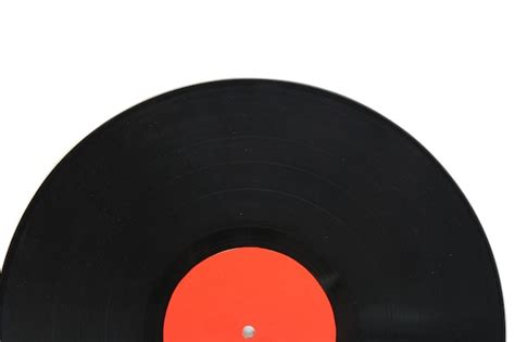 Premium Photo Black Vinyl Record Isolated On White
