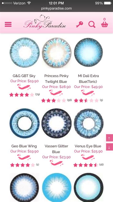 Best Colored Contacts By Pinky Paradise Colored Contacts Best