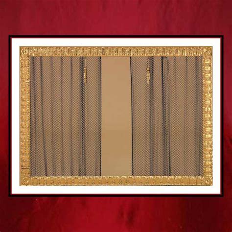 Uniflame mesh fireplace screen 22 hanging kit black recessed formed metal 1 4 screens by condar curtain 18 l x custom wire for twp inc fabricated matte stainless steel. Tulip Casting Hanging Fireplace Screen - Northshore Fireplace