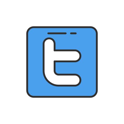Twitter Square Icon 103639 Free Icons Library