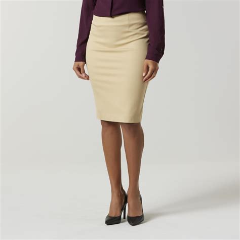 simply styled women s pencil skirt
