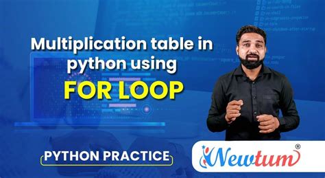 Multiplication Table In Python Using For Loop Newtum