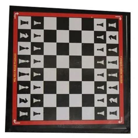 Black And White Cardboard Chess Board Set Box 30 X 30 Cm At Best