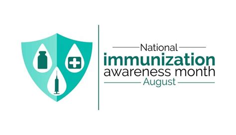 Premium Vector National Immunization Awareness Month It Can Help Save