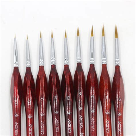 Professional Sable Hair Ink Paint Art Brushes For Drawing Oil Painting