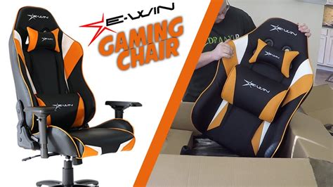 Over 300 models in stock. Awesome New Chair! Ewin Gaming Racing Chair! Unboxing ...