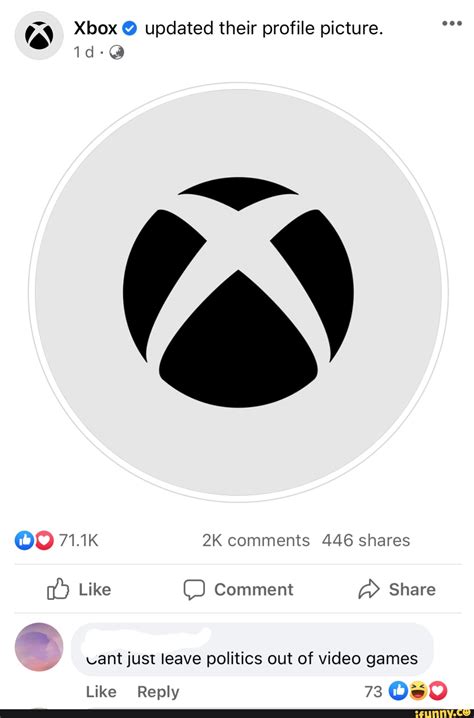 Xbox Updated Their Profile Picture Comments 446 Shares Like Comment