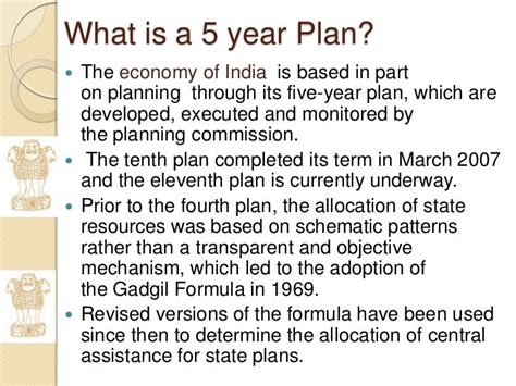 5 Year Plan In India