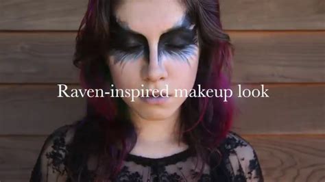 Raven Inspired Makeup Look Youtube