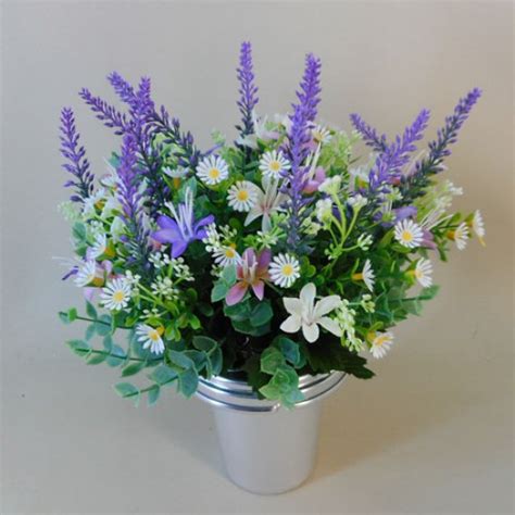 Shop by color if you're looking for a particular shade to contrast or coordinate with other accessories in the room. Artificial Flowers Filled Grave Pot Cottage Garden ...