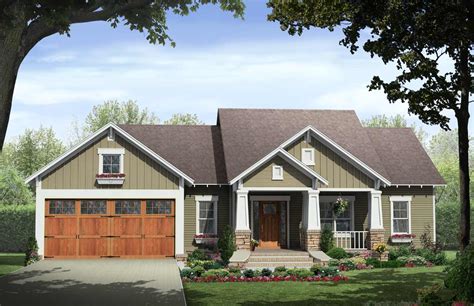Craftsman House Plan - 3 Bedrooms, 2 Bath, 1627 Sq Ft Plan ...