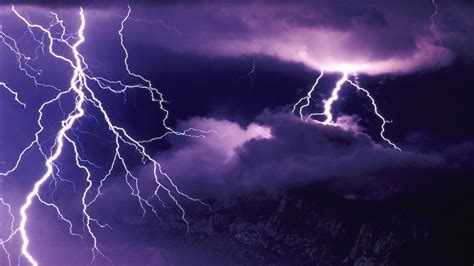 Purple Lightning Wallpaper 55 Images